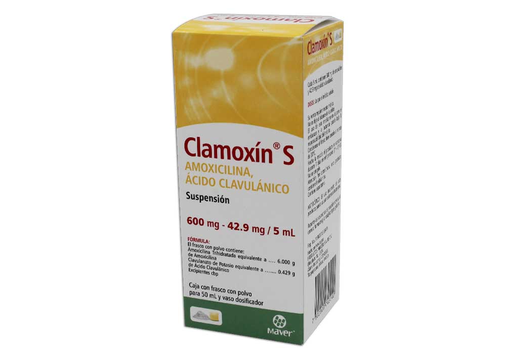 Clamoxin Susp 600 / 42.9 Mg